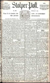 Stolper Post Nr. 165/1883