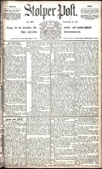 Stolper Post Nr. 166/1883
