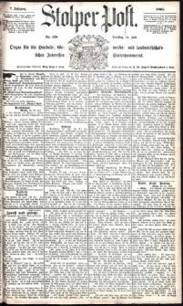 Stolper Post Nr. 170/1883