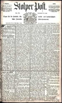 Stolper Post Nr. 174/1883