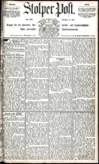 Stolper Post Nr. 176/1883