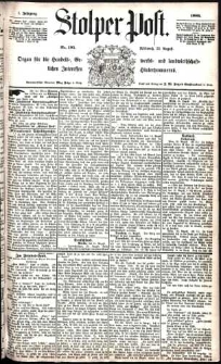Stolper Post Nr. 195/1883