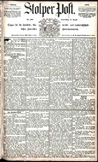 Stolper Post Nr. 196/1883