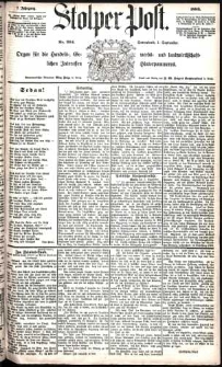 Stolper Post Nr. 204/1883