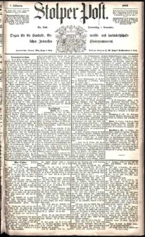 Stolper Post Nr. 256/1883
