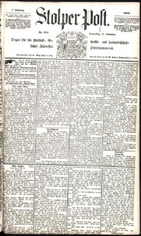 Stolper Post Nr. 274/1883