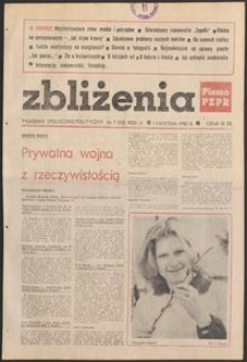 Zbliżenia : tygodnik społeczno-polityczny, 1982, nr 7