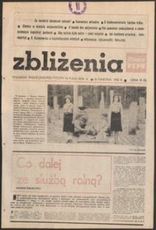 Zbliżenia : tygodnik społeczno-polityczny, 1982, nr 9