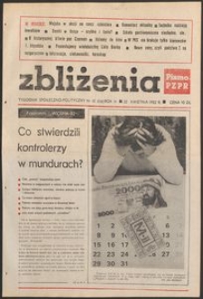 Zbliżenia : tygodnik społeczno-polityczny, 1982, nr 10