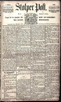 Stolper Post Nr. 9/1885