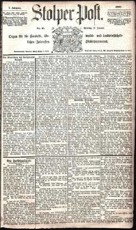 Stolper Post Nr. 15/1885