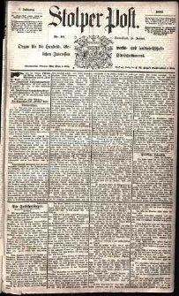 Stolper Post Nr. 20/1885