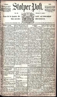 Stolper Post Nr. 35/1885