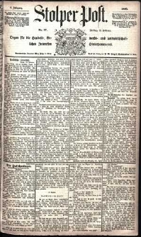 Stolper Post Nr. 37/1885