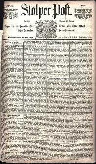 Stolper Post Nr. 39/1885