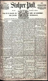 Stolper Post Nr. 42/1885