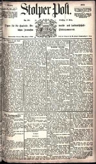 Stolper Post Nr. 58/1885