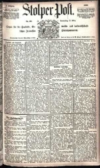 Stolper Post Nr. 60/1885