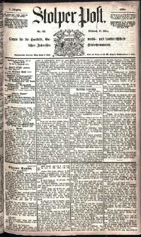 Stolper Post Nr. 65/1885