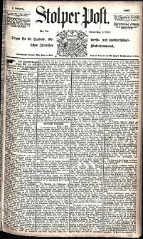 Stolper Post Nr. 78/1885