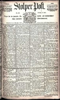 Stolper Post Nr. 86/1885