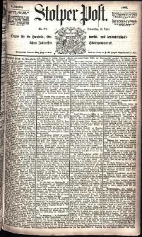 Stolper Post Nr. 88/1885