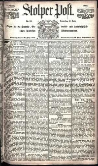 Stolper Post Nr. 99/1885