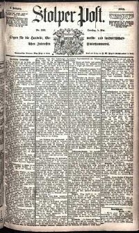 Stolper Post Nr. 103/1885