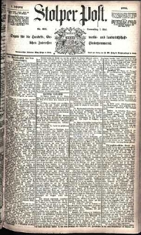 Stolper Post Nr. 105/1885