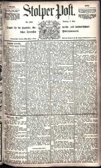 Stolper Post Nr. 108/1885