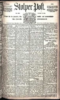 Stolper Post Nr. 104/1885