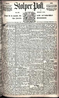 Stolper Post Nr. 110/1885