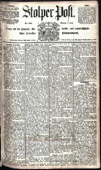 Stolper Post Nr. 124/1885