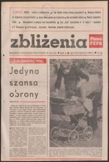 Zbliżenia : tygodnik społeczno-polityczny, 1982, nr 37