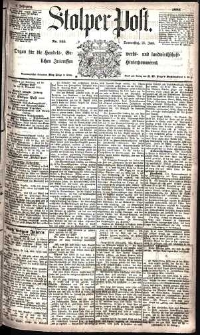 Stolper Post Nr. 145/1885