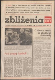 Zbliżenia : tygodnik społeczno-polityczny, 1982, nr 40