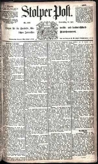 Stolper Post Nr. 163/1885