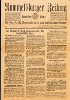 Rummelsburger Zeitung Nr. 44. Anzeigeblatt für den Kreis Rummelsburg und dessen Umgebung