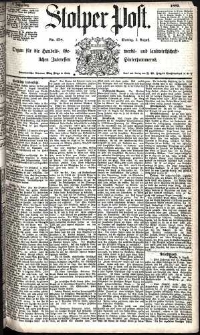 Stolper Post Nr. 178/1885