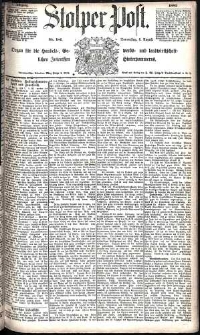 Stolper Post Nr. 181/1885