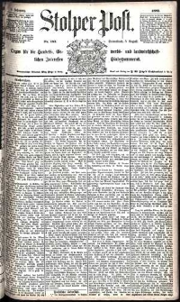 Stolper Post Nr. 183/1885