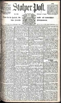 Stolper Post Nr. 186/1885