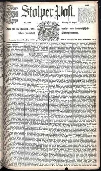 Stolper Post Nr. 190/1885