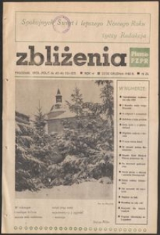 Zbliżenia : tygodnik społeczno-polityczny, 1982, nr 45/46