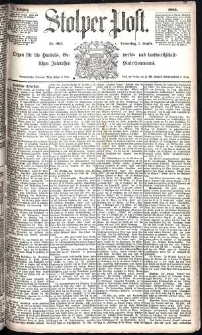 Stolper Post Nr. 205/1885