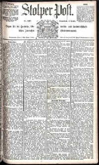 Stolper Post Nr. 207/1885