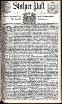 Stolper Post Nr. 211/1885