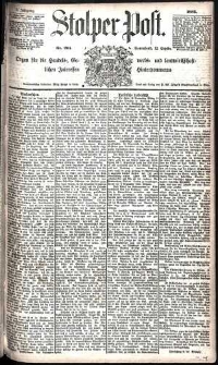 Stolper Post Nr. 213/1885