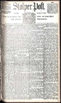 Stolper Post Nr. 215/1885