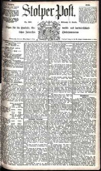 Stolper Post Nr. 216/1885